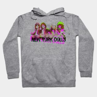 new york dolls offset graphic Hoodie